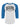 3/4 Sleeve "Shield" Royal & White Baseball Tee - Old School Bodybuilding Clothing Co.