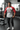3/4 Sleeve "Vintage Gold's" on Red & Heather White Baseball Tee - Old School Bodybuilding Clothing Co.