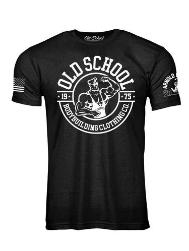 Arnold 2026 1975 Circle Heather 60/40 Tee Shirt - Old School Bodybuilding Clothing Co.