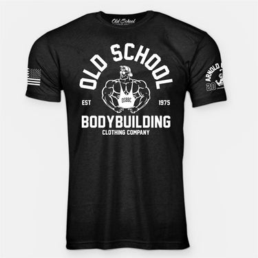 Arnold 2026 Vintage Gold's Heather 60/40 Tee Shirt - Old School Bodybuilding Clothing Co.