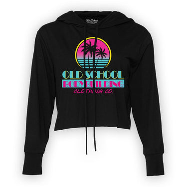 Ladies "VICE" Crop Hoodie - Old School Bodybuilding Clothing Co.