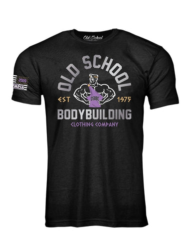 Olympia 2026 Black 60/40 Tee Shirt - Old School Bodybuilding Clothing Co.