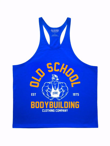 OS "Vintage Gold's" Royal Blue Stringer - Old School Bodybuilding Clothing Co.