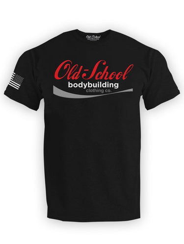 OS "Zero" Black Tee Shirt - Old School Bodybuilding Clothing Co.