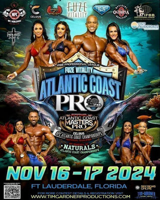 2024 IFBB Professional League Fuze Vitality Atlantic Coast Pro - Old School Bodybuilding Clothing Co.