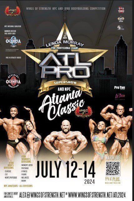 Lenda Murray ATL Pro & NPC Atlanta Classic - Old School Bodybuilding Clothing Co.