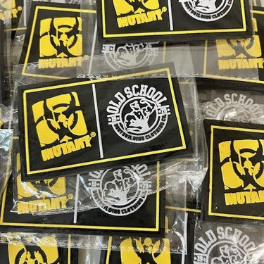 Old School & Mutant Velcro Patch - Old School Bodybuilding Clothing Co.