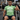 OS "Cross Barbell" Apple Green Heather 60/40 Tee Shirt - Old School Bodybuilding Clothing Co.