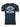 OS "Cross Barbell" Navy Blue 60/40 Tee Shirt - Old School Bodybuilding Clothing Co.