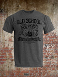 Vintage Splatter Mono Tee Shirt - Old School Bodybuilding Clothing Co.