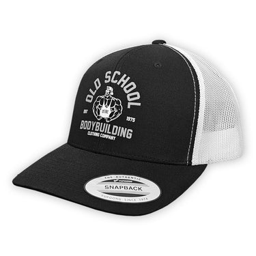 YP Black & White "Vintage Golds" Grey Trucker Hat - Old School Bodybuilding Clothing Co.