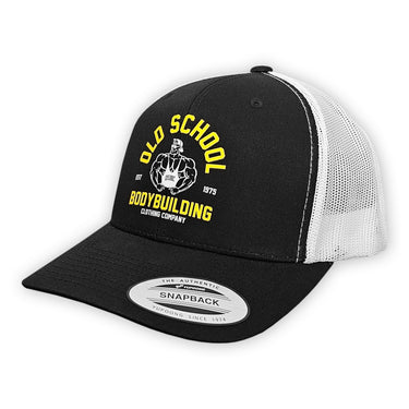 YP Black & White "Vintage Golds" Yellow Trucker Hat - Old School Bodybuilding Clothing Co.