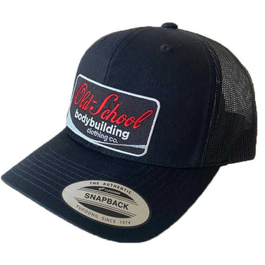 YP Trucker Black with Zero - Old School Bodybuilding Clothing Co.